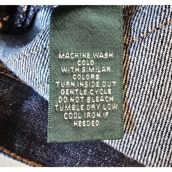Lauren Ralph Lauren Classic Straight Jeans Women's 4 Blue Dark Wash - Picture 7 of 16